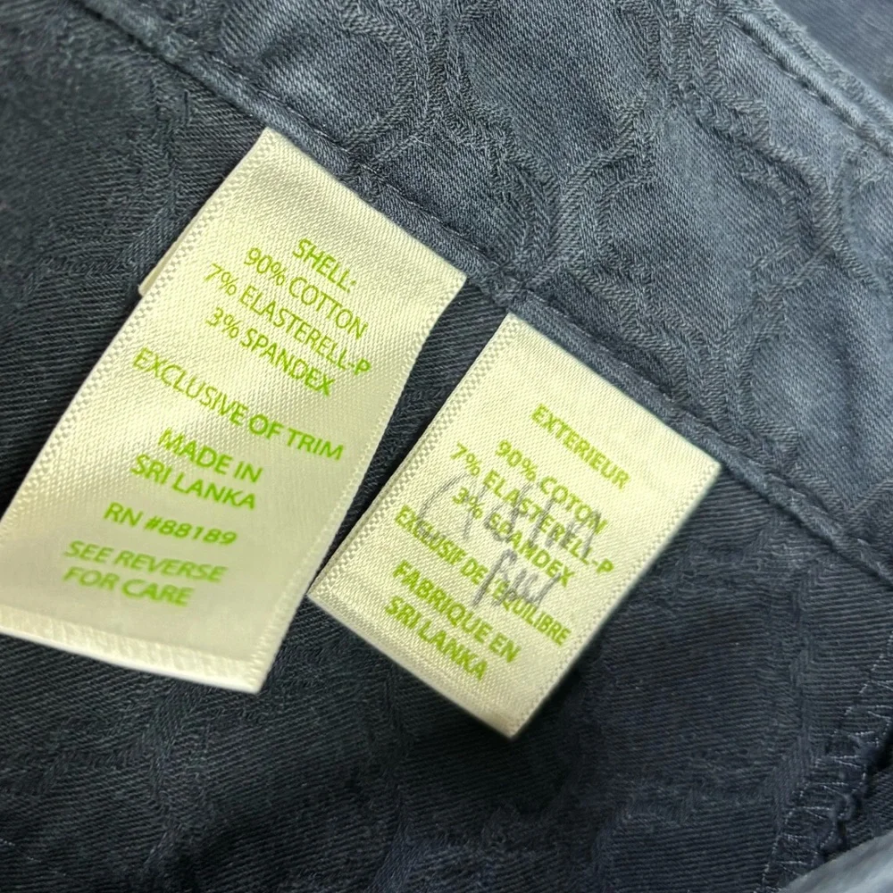 Lily Pulitzer Navy Blue Low rise Pants Size 6 - Picture 6 of 6